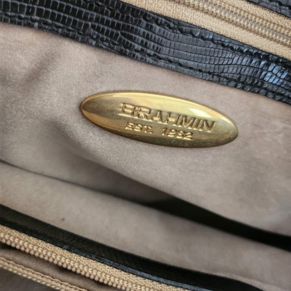 Brahmin Tuscan Collection Leather Satchel - Picture 6 of 8